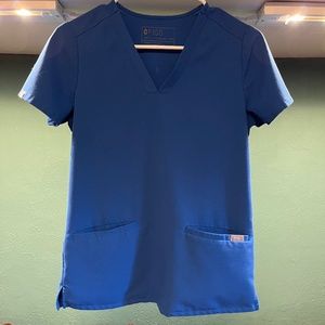 Figs Casma Three-Pocket Scrub Top XXS